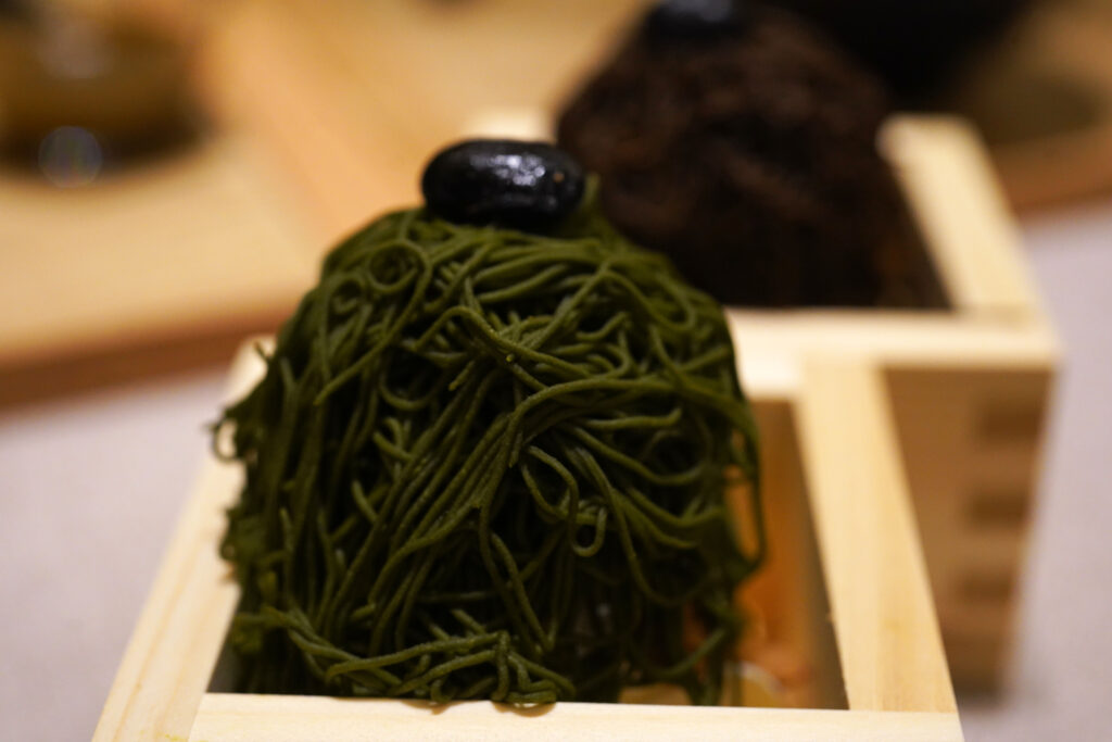 画像：よっしー@関西グルメ　特製 抹茶のモンブラン