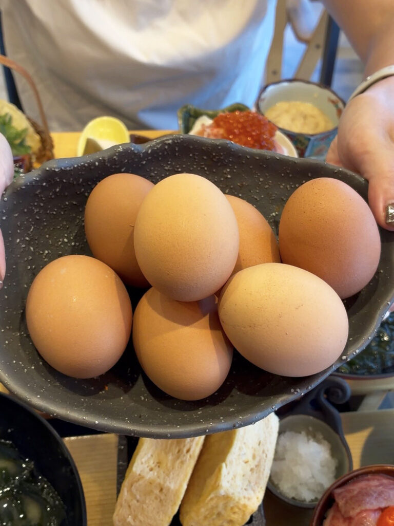 浮世離れのSHIMADOROBO 食べ放題の高級卵